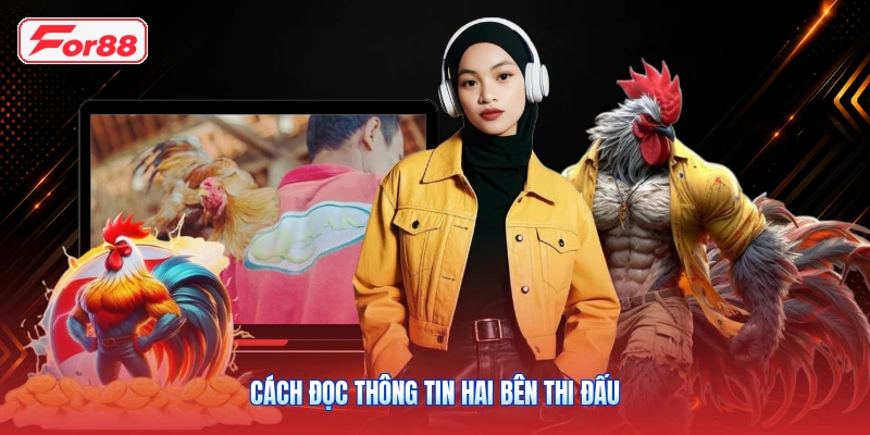 Cách đọc thông tin hai bên thi đấu