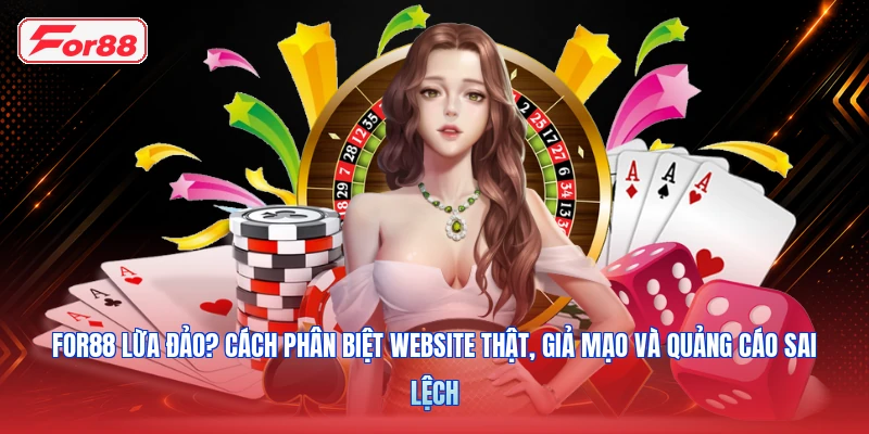 FOR88 Lừa Đảo? Cách Phân Biệt Website Thật, Giả Mạo Và Quảng Cáo Sai Lệch