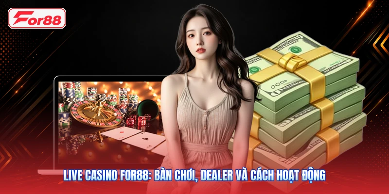 Live Casino FOR88: Bàn Chơi, Dealer Và Cách Hoạt Động